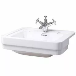 Burlington Classic Semi Recessed 58cm Basin - B12