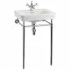 Burlington Contemporary Medium Basin & Chrome Wash Stand