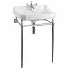 Burlington Edwardian Large Basin & Chrome Wash Stand