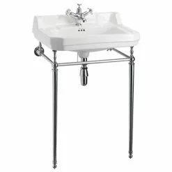 Burlington Edwardian Large Basin & Chrome Wash Stand