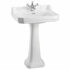 Burlington Edwardian Large Basin & Regal Pedestal