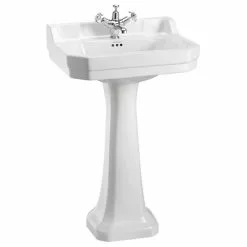 Burlington Edwardian Medium Basin & Pedestal