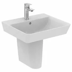 Ideal Standard Connect Air Cube 1TH Basin + Semi Pedestal