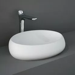 RAK Cloud 58cm Counter Top Basin - Matt White