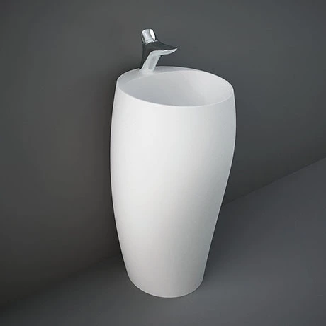 RAK Cloud 50cm 1TH Free Standing Basin - Matt White 1 RAK Cloud 50cm 1TH Free Standing Basin - Matt White
