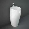 RAK Cloud 50cm 1TH Free Standing Basin - Gloss White