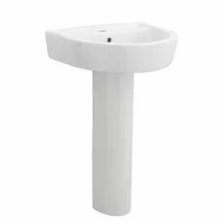 Ultra - Orb 1 Tap Hole Basin and Pedestal Set - 2 size options