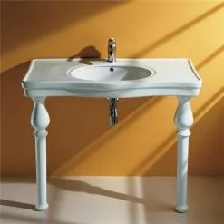 RAK 105cm Deluxe Console Basin inc. Ceramic Legs