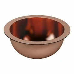 Trafalgar Polished Copper 407mm Round Counter Top Basin 5 Trafalgar Polished Copper 407mm Round Counter Top Basin -Cheap Basins Store COPB001 d2 460