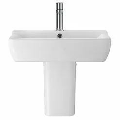 Hudson Reed Arlo 550mm 1TH Basin + Semi Pedestal