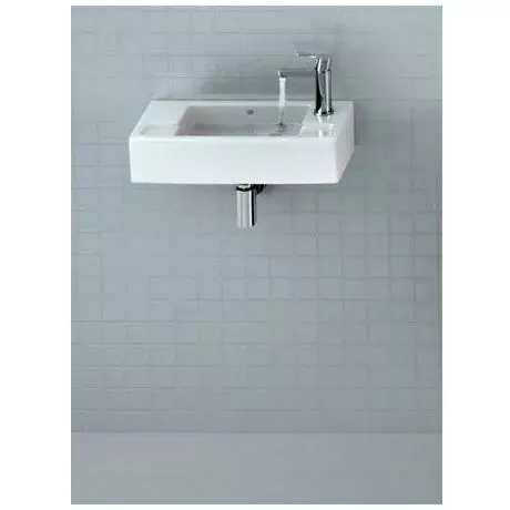 Britton Bathrooms - Narrow Cloakroom Washbasin - Left or Right Handed Option 2 Britton Bathrooms - Narrow Cloakroom Washbasin - Left or Right Handed Option - Image 2