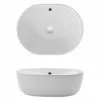 Crosswater Pearl Countertop Basin with Overflow - 450 x 350mm