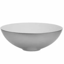 Crosswater Circus 400mm Countertop Basin Brushed Stainless Steel Effect - CT4084UCV