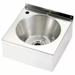 Franke Model A D20161N Stainless Steel Washbasin with Apron Support & Waste Kit
