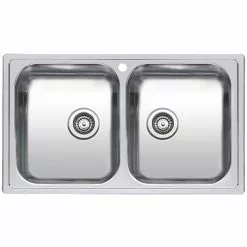 Reginox Diplomat 20 2.0 Bowl Stainless Steel Inset Kitchen Sink