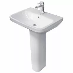 Duravit DuraStyle 1TH Basin + Full Pedestal