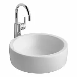 Ideal Standard White Round 40cm 0TH Vessel Basin