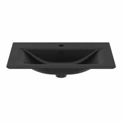 Ideal Standard Connect Air Silk Black 640mm Wall Mounted / Vanity Basin - E0279V3 -Cheap Basins Store E0289V3.ai2 460