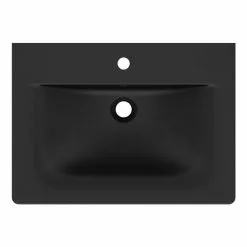 Ideal Standard Connect Air Silk Black 640mm Wall Mounted / Vanity Basin - E0279V3 -Cheap Basins Store E0289V3.ai3 460