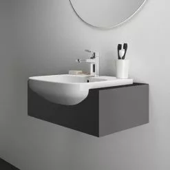 Ideal Standard i.Life A 500mm 1TH Semi-Recessed Basin 9 Ideal Standard i.Life A 500mm 1TH Semi-Recessed Basin -Cheap Basins Store E246701 D4 460