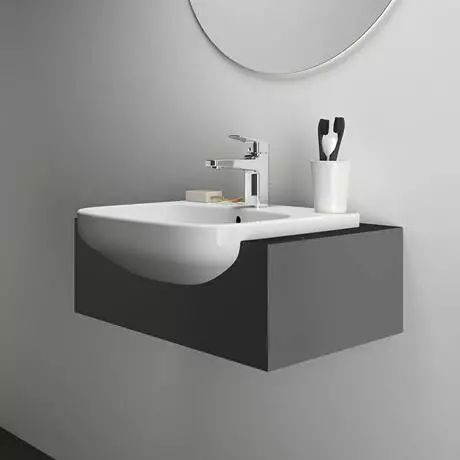 Ideal Standard i.Life A 500mm 1TH Semi-Recessed Basin 5 Ideal Standard i.Life A 500mm 1TH Semi-Recessed Basin - Image 5