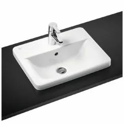 Ideal Standard Connect Cube 1TH Inset Countertop Basin