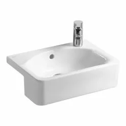 Ideal Standard Concept Space Cube 50cm 1TH Semi-Countertop Basin (Right Hand)