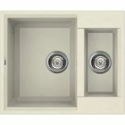 Reginox Easy 150 1.5 Bowl Granite Kitchen Sink - Cream