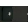 Reginox Ego 400 1.0 Bowl Granite Kitchen Sink - Black