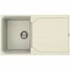 Reginox Ego 400 1.0 Bowl Granite Kitchen Sink - Cream