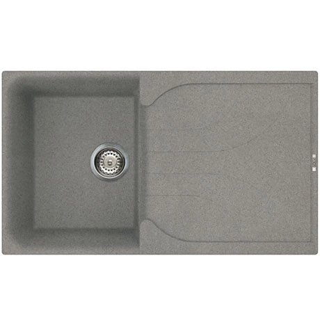 Reginox Ego 400 1.0 Bowl Granite Kitchen Sink - Titanium 1 Reginox Ego 400 1.0 Bowl Granite Kitchen Sink - Titanium