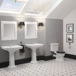 Imperial Etoile 700mm Large Basin + Full Pedestal -Cheap Basins Store ET7003TH D3 460