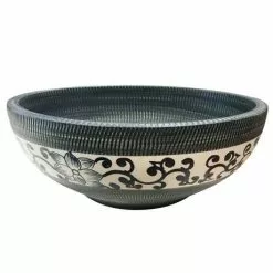 Kasbah Round 400mm Floral Patterned Ceramic Counter Top Basin 6 Kasbah Round 400mm Floral Patterned Ceramic Counter Top Basin -Cheap Basins Store FP4BAS nd2 460