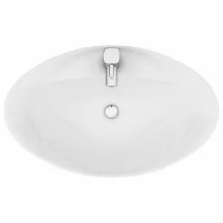 Faro Oval Counter Top Basin 1TH - 590 x 395mm -Cheap Basins Store Faro Oval Counter Top Basin detail2 460