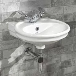 Silverdale Hillingdon Cloakroom Basin (450mm Wide - 1 Tap Hole)
