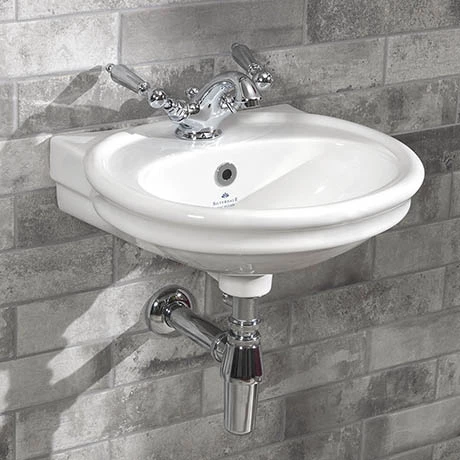 Silverdale Hillingdon Cloakroom Basin (450mm Wide - 1 Tap Hole) 1 Silverdale Hillingdon Cloakroom Basin (450mm Wide - 1 Tap Hole)