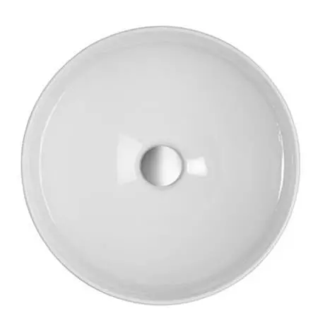 Crosswater Nepi 400mm Inset Basin Gloss white - IN84100UCW 2 Crosswater Nepi 400mm Inset Basin Gloss white - IN84100UCW - Image 2