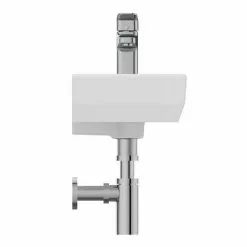 Ideal Standard i.Life S 450mm Wall Hung Right Hand 1TH Washbasin + Chrome Bottle Trap -Cheap Basins Store ISIL45WH D2 460