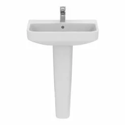Ideal Standard i.Life S Compact 1TH Washbasin + Full Pedestal -Cheap Basins Store ISIL60FP D2 460