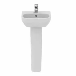 Ideal Standard i.Life A 400mm 1TH Handrinse Basin + Full Pedestal -Cheap Basins Store ISILA40FP D3 460