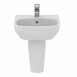 Ideal Standard i.Life A 400mm 1TH Handrinse Basin + Semi Pedestal 8 Ideal Standard i.Life A 400mm 1TH Handrinse Basin + Semi Pedestal -Cheap Basins Store ISILA40SP D3 460