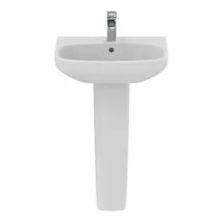 Ideal Standard i.Life A 1TH Washbasin + Full Pedestal 9 Ideal Standard i.Life A 1TH Washbasin + Full Pedestal -Cheap Basins Store ISILA55FP D3 460