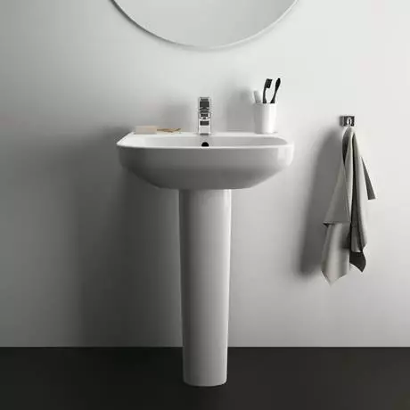 Ideal Standard i.Life A 1TH Washbasin + Full Pedestal 5 Ideal Standard i.Life A 1TH Washbasin + Full Pedestal - Image 5