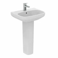 Ideal Standard i.Life A 1TH Washbasin + Full Pedestal