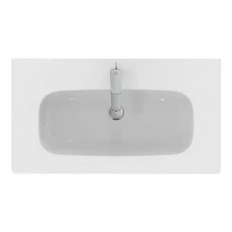 Ideal Standard i.Life A 1TH Wall Hung Basin + Chrome Bottle Trap 2 Ideal Standard i.Life A 1TH Wall Hung Basin + Chrome Bottle Trap - Image 2