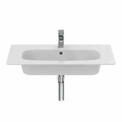 Ideal Standard i.Life A 1TH Wall Hung Basin + Chrome Bottle Trap 8 Ideal Standard i.Life A 1TH Wall Hung Basin + Chrome Bottle Trap -Cheap Basins Store ISILA84WH D2 460