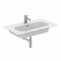 Ideal Standard i.Life A 1TH Wall Hung Basin + Chrome Bottle Trap