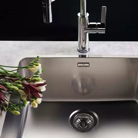Reginox Kansas 40x40 1.0 Bowl Stainless Steel Kitchen Sink 2 Reginox Kansas 40x40 1.0 Bowl Stainless Steel Kitchen Sink - Image 2