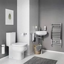 Crosswater Kai S 1TH Corner Basin - KLSC01SCW -Cheap Basins Store KLSC01SCW D3 460