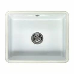 Reginox Mataro 1.0 Bowl White Ceramic Undermount Kitchen Sink + Waste 7 Reginox Mataro 1.0 Bowl White Ceramic Undermount Kitchen Sink + Waste -Cheap Basins Store MATARO d3 460